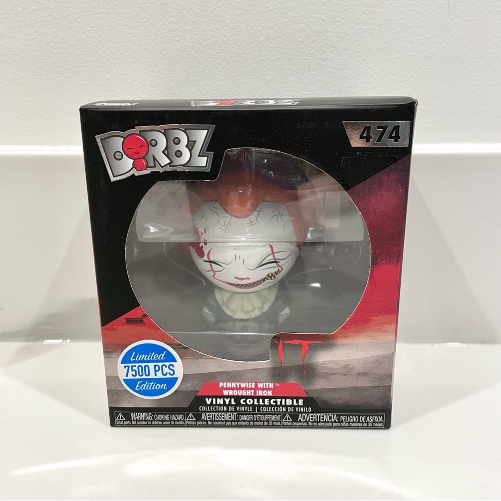 NEW Dorbz IT Pennywise w/ Wrought Iron Collectible Vinyl Figure (#474)